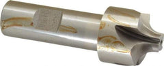 Interstate - 5/16" Radius, 1-1/8" Mill Diam, 4 Flute High Speed Steel Corner Rounding End Mill - Single End, Uncoated, 3-1/4" OAL, 3/4" Shank Diam - Eagle Tool & Supply