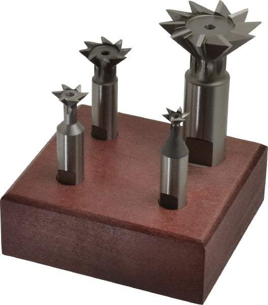 Value Collection - Dovetail Cutter Sets Included Angle: 45 Minimum Cutting Diameter (Inch): 3/8 - Eagle Tool & Supply