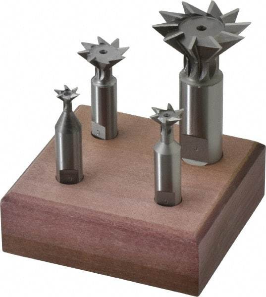 Value Collection - Dovetail Cutter Sets Included Angle: 45 Minimum Cutting Diameter (Inch): 3/8 - Eagle Tool & Supply