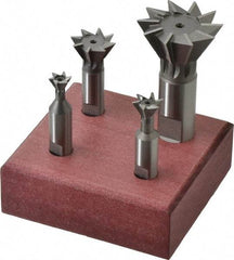 Value Collection - Dovetail Cutter Sets Included Angle: 60 Minimum Cutting Diameter (Inch): 3/8 - Eagle Tool & Supply