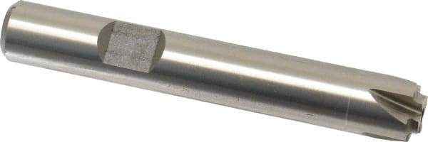 Interstate - 1/32" Radius, 3/8" Mill Diam, 4 Flute Cobalt Corner Rounding End Mill - Single End, Uncoated, 2-1/2" OAL, 3/8" Shank Diam - Eagle Tool & Supply