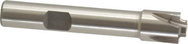 Interstate - 3/64" Radius, 7/16" Mill Diam, 4 Flute Cobalt Corner Rounding End Mill - Single End, Uncoated, 2-1/2" OAL, 3/8" Shank Diam - Eagle Tool & Supply