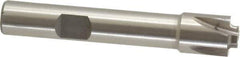 Interstate - 3/64" Radius, 7/16" Mill Diam, 4 Flute Cobalt Corner Rounding End Mill - Single End, Uncoated, 2-1/2" OAL, 3/8" Shank Diam - Eagle Tool & Supply