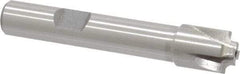Interstate - 1/16" Radius, 7/16" Mill Diam, 4 Flute Cobalt Corner Rounding End Mill - Single End, Uncoated, 2-1/2" OAL, 3/8" Shank Diam - Eagle Tool & Supply
