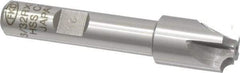 Interstate - 3/32" Radius, 1/2" Mill Diam, 4 Flute Cobalt Corner Rounding End Mill - Single End, Uncoated, 2-1/2" OAL, 3/8" Shank Diam - Eagle Tool & Supply