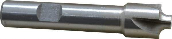 Interstate - 1/8" Radius, 5/8" Mill Diam, 4 Flute Cobalt Corner Rounding End Mill - Single End, Uncoated, 3" OAL, 1/2" Shank Diam - Eagle Tool & Supply