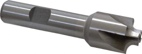 Interstate - 9/64" Radius, 3/4" Mill Diam, 4 Flute Cobalt Corner Rounding End Mill - Single End, Uncoated, 3" OAL, 1/2" Shank Diam - Eagle Tool & Supply