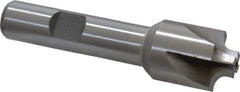 Interstate - 9/64" Radius, 3/4" Mill Diam, 4 Flute Cobalt Corner Rounding End Mill - Single End, Uncoated, 3" OAL, 1/2" Shank Diam - Eagle Tool & Supply