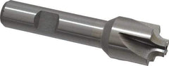 Interstate - 5/32" Radius, 3/4" Mill Diam, 4 Flute Cobalt Corner Rounding End Mill - Single End, Uncoated, 3" OAL, 1/2" Shank Diam - Eagle Tool & Supply