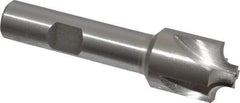 Interstate - 11/64" Radius, 3/4" Mill Diam, 4 Flute Cobalt Corner Rounding End Mill - Single End, Uncoated, 3" OAL, 1/2" Shank Diam - Eagle Tool & Supply