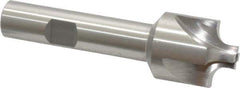 Interstate - 3/16" Radius, 7/8" Mill Diam, 4 Flute Cobalt Corner Rounding End Mill - Single End, Uncoated, 3-1/8" OAL, 1/2" Shank Diam - Eagle Tool & Supply