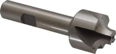 Interstate - 1/4" Radius, 1" Mill Diam, 4 Flute Cobalt Corner Rounding End Mill - Single End, Uncoated, 3-1/8" OAL, 1/2" Shank Diam - Eagle Tool & Supply