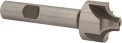Interstate - 17/64" Radius, 1" Mill Diam, 4 Flute Cobalt Corner Rounding End Mill - Single End, Uncoated, 3-1/8" OAL, 1/2" Shank Diam - Eagle Tool & Supply