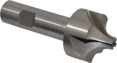 Interstate - 17/32" Radius, 1-1/2" Mill Diam, 4 Flute Cobalt Corner Rounding End Mill - Single End, Uncoated, 3-7/8" OAL, 3/4" Shank Diam - Eagle Tool & Supply