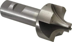 Interstate - 9/16" Radius, 1-15/16" Mill Diam, 4 Flute Cobalt Corner Rounding End Mill - Single End, Uncoated, 4-1/4" OAL, 1" Shank Diam - Eagle Tool & Supply