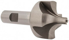 Interstate - 5/8" Radius, 1-15/16" Mill Diam, 4 Flute Cobalt Corner Rounding End Mill - Single End, Uncoated, 4" OAL, 3/4" Shank Diam - Eagle Tool & Supply