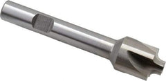 Interstate - 1/8" Radius, 5/8" Mill Diam, 4 Flute Cobalt Corner Rounding End Mill - Single End, Uncoated, 3" OAL, 3/8" Shank Diam - Eagle Tool & Supply