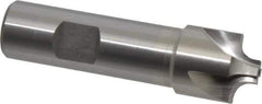 Interstate - 7/32" Radius, 7/8" Mill Diam, 4 Flute Cobalt Corner Rounding End Mill - Single End, Uncoated, 3-1/4" OAL, 3/4" Shank Diam - Eagle Tool & Supply