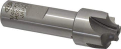 Interstate - 1/4" Radius, 1" Mill Diam, 4 Flute Cobalt Corner Rounding End Mill - Single End, Uncoated, 3-1/4" OAL, 3/4" Shank Diam - Eagle Tool & Supply