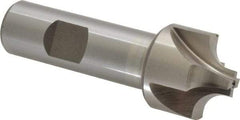 Interstate - 5/16" Radius, 1-1/8" Mill Diam, 4 Flute Cobalt Corner Rounding End Mill - Single End, Uncoated, 3-1/4" OAL, 3/4" Shank Diam - Eagle Tool & Supply