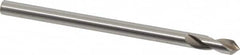 Interstate - 1/4" Body Diam, 90°, 4" OAL, High Speed Steel Spotting Drill - Eagle Tool & Supply