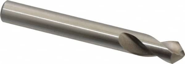 Interstate - 3/8" Body Diam, 90°, 3-1/8" OAL, High Speed Steel Spotting Drill - Eagle Tool & Supply