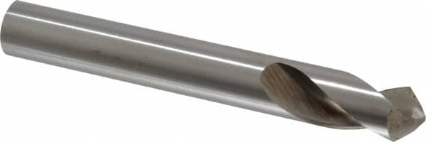 Interstate - 1/2" Body Diam, 90°, 3-3/4" OAL, High Speed Steel Spotting Drill - Eagle Tool & Supply