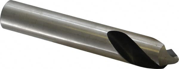 Interstate - 1" Body Diam, 90°, 6" OAL, High Speed Steel Spotting Drill - Eagle Tool & Supply