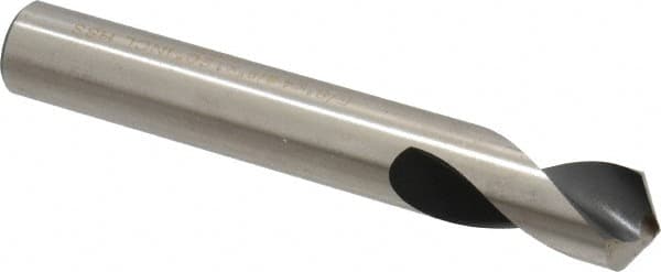 Interstate - 5/8" Body Diam, 120°, 4-3/8" OAL, High Speed Steel Spotting Drill - Eagle Tool & Supply