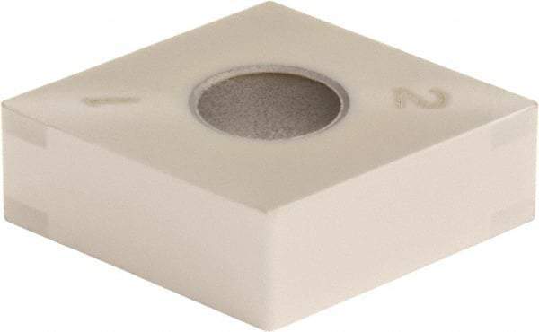 Sumitomo - 4NC-CNGA431 Grade BNC200 PCBN Turning Insert - TiN Finish, 80° Diamond, 1/2" Inscr Circle, 3/16" Thick, 1/64" Corner Radius - Eagle Tool & Supply