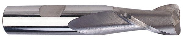 SGS - 5/8" Diam 2 Flute Solid Carbide 0.09" Corner Radius End Mill - Eagle Tool & Supply