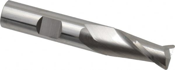SGS - 1/2" Diam 2 Flute Solid Carbide 0.045" Corner Radius End Mill - Eagle Tool & Supply