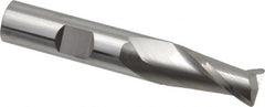 SGS - 1/2" Diam 2 Flute Solid Carbide 0.045" Corner Radius End Mill - Eagle Tool & Supply