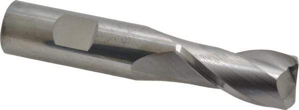 SGS - 3/4", 2 Flute, Single End, Solid Carbide, 1/8" Corner Radius End Mill - 4" OAL, 30° Helix, Right Hand Flute, 1-1/2" LOC, Right Hand Cut - Eagle Tool & Supply