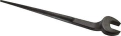 Proto - 1-7/16" Standard Spud Handle Open End Wrench - 19-1/2" OAL, Single End, Black Finish - Eagle Tool & Supply