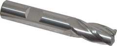 SGS - 1/2", 4 Flute, Single End, Solid Carbide, 0.06" Corner Radius End Mill - 3" OAL, 30° Helix, Right Hand Flute, 1" LOC, Right Hand Cut - Eagle Tool & Supply