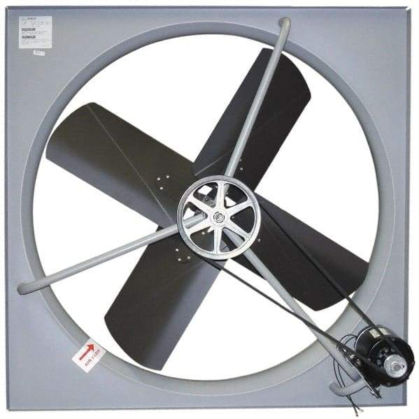 TPI - 48" Blade, 1 hp, 21,500 Max CFM, Exhaust Fan - 15 Amps, 115 Volts, 1 Speed - Eagle Tool & Supply