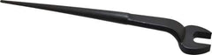 Proto - 1-1/4" Standard Spud Handle Open End Wrench - 19-1/2" OAL, Single End, Black Finish - Eagle Tool & Supply