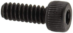 Value Collection - #6-32 UNC Hex Socket Drive, Socket Cap Screw - Alloy Steel, Black Oxide Finish, Fully Threaded, 3/8" Length Under Head - Eagle Tool & Supply