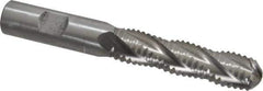 Interstate - 5/8" Diam, Coarse Pitch, 2-1/2" LOC, 4 Flute Cobalt Roughing Ball End Mill - Uncoated, 4-5/8" OAL, 5/8" Shank Diam, Single End - Eagle Tool & Supply