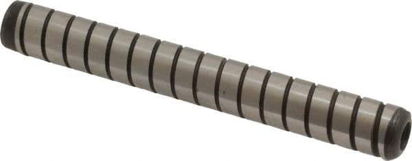 Holo-Krome - 3/8" Diam x 3" Pin Length 4000 Alloy Steel Pull Out Dowel Pin - Black Luster Finish, C 47-58 & C 60 (Surface) Hardness, 1 Beveled & 1 Threaded End - Eagle Tool & Supply