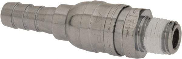 Value Collection - 1/4 Male NPT Pneumatic Hose Swivel Fitting - Steel, Nickel Plated - Eagle Tool & Supply