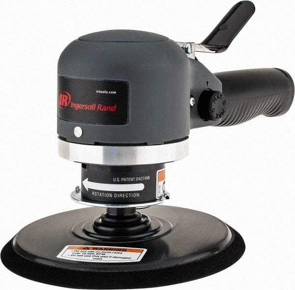 Ingersoll-Rand - 12,000 OPM, 16.98 CFM Air Consumption, Palm Air Orbital Sander - Round Pad, 1/4 NPT Inlet - Eagle Tool & Supply