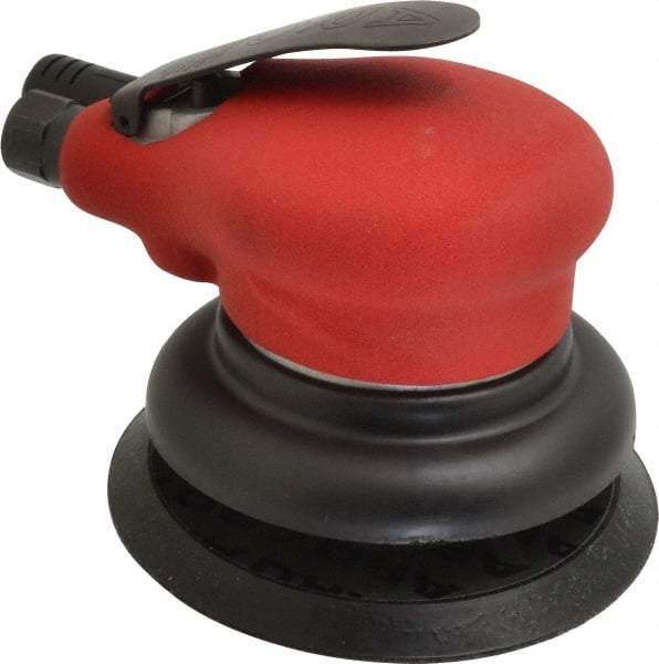 Ingersoll-Rand - 10,000 OPM, 18.5 CFM Air Consumption, Palm Air Orbital Sander - Round Pad, 1/4 NPT Inlet - Eagle Tool & Supply