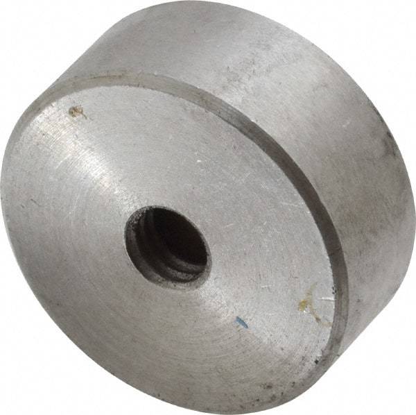 Mag-Mate - 5/16-18 Thread, 1-1/4" Diam, 1/2" High, 68 Lb Average Pull Force, Neodymium Rare Earth Pot Magnet - 0.15" Deep Tapped Hole, Steel Pot, Uninsulated - Eagle Tool & Supply