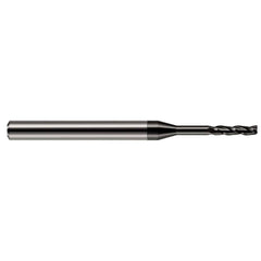 Harvey Tool - 1/4", 1-1/2" LOC, 1/4" Shank Diam, 4" OAL, 3 Flute Solid Carbide Square End Mill - Exact Industrial Supply