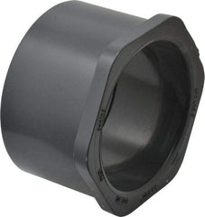 Value Collection - 3 x 2-1/2" PVC Plastic Pipe Reducer Bushing - Schedule 80, Spig x Soc End Connections - Eagle Tool & Supply