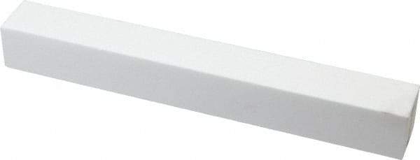 Made in USA - 150 Grit Aluminum Oxide Rectangular Dressing Stick - 8 x 1 x 1, Very Fine Grade, Vitrified Bond - Eagle Tool & Supply