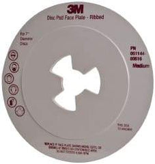 3M - Abrasive Disc Face Plate - 8,500 RPM - Eagle Tool & Supply
