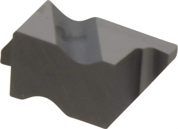 Kennametal - 2047NG Grade K68, 1.19mm Cutting Width Carbide Grooving Insert - 1.27mm Max Depth of Cut, Right Hand, 0.09mm Corner Radius, Uncoated - Eagle Tool & Supply